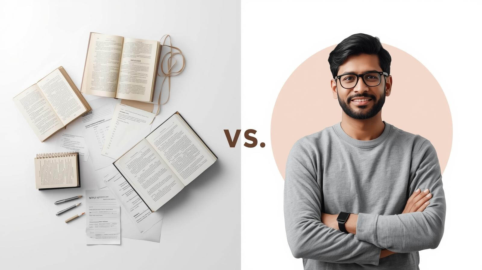 Conceptual illustration of learning versus acquiring a language in real communication